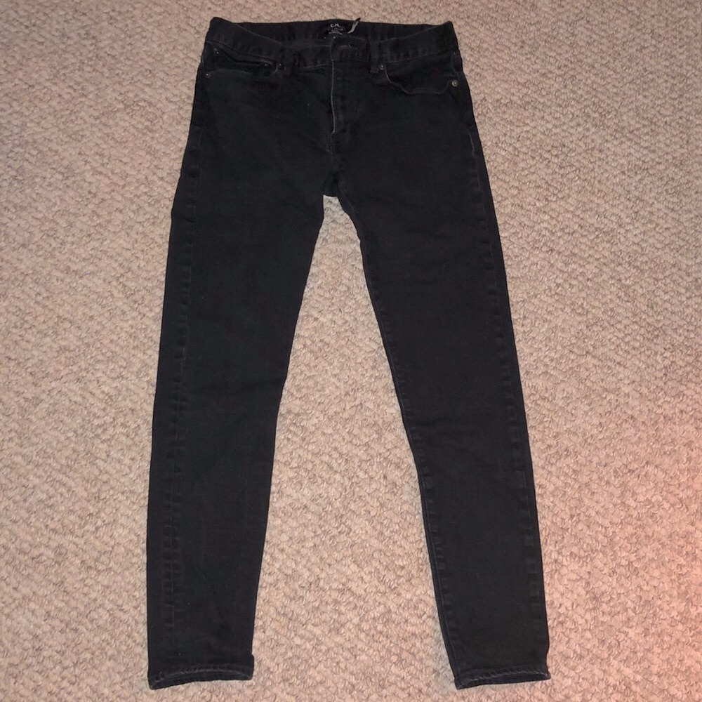 Club Monaco 32X32 Black Jeans  Skinny Fit